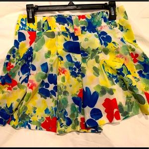 Alice & Olivia Sz 2 Beautiful Printed Skort